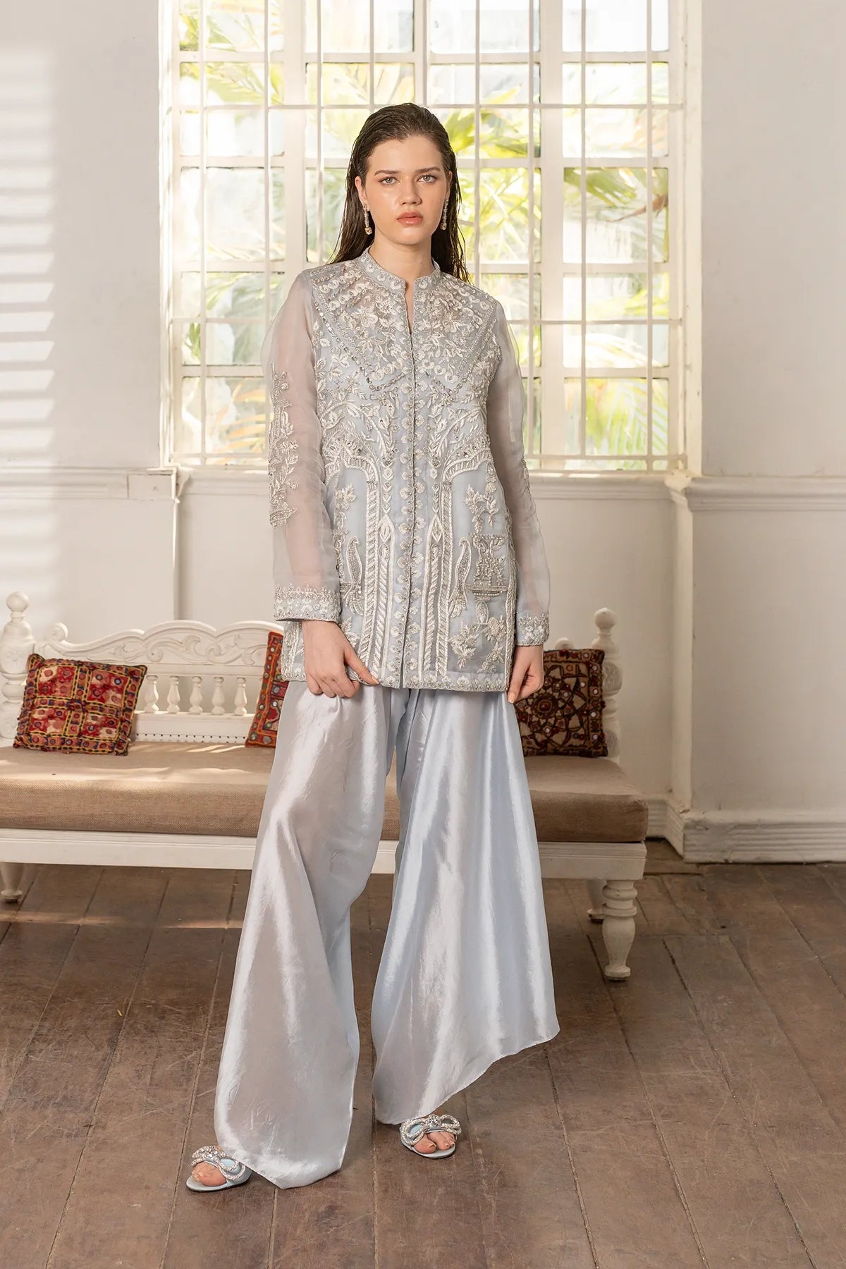 Frost Veil – Ice Blue Ensemble